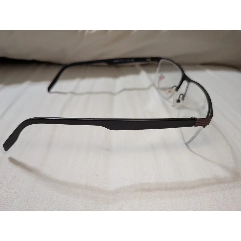 Maui Jim Eyeglasses Frames Metal Collection MJO2101-80M Matte Brown Wood Grain